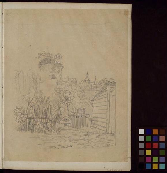 Paysage avec une tour