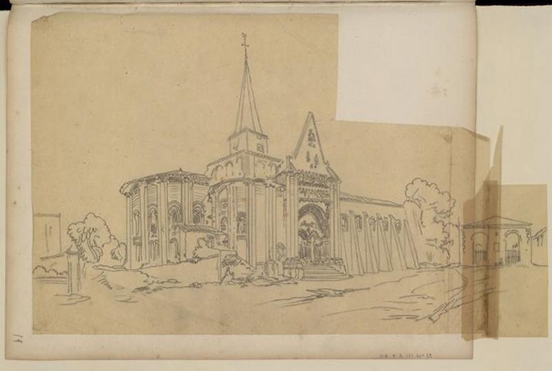 Paysage avec architecture