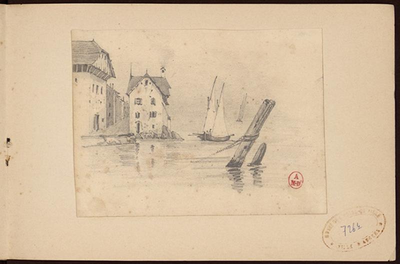 Bateau sur bord de mer