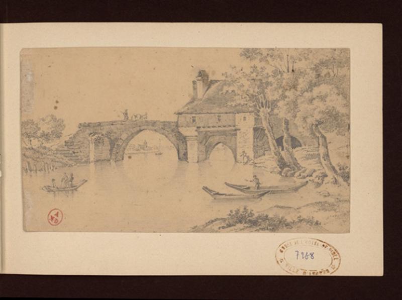 Pont dans un paysage