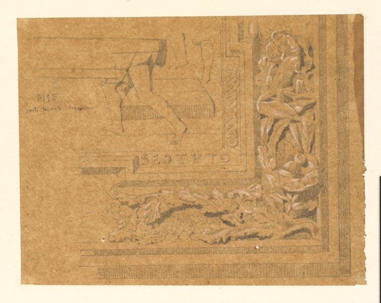 Etude d'un décor d'intérieur