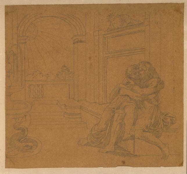 Abimélech épiant Isaac et Rébecca ; Couple (autre titre)