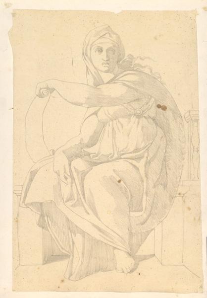 La Sibylle Delphique ; Buonarotti  Michel-Ange