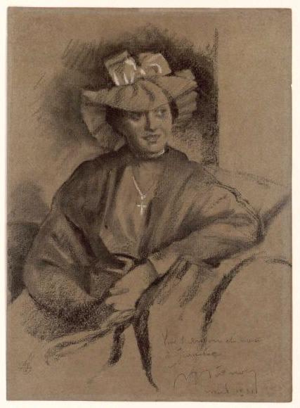 Portrait d'une jeune angevine (Titre factice)