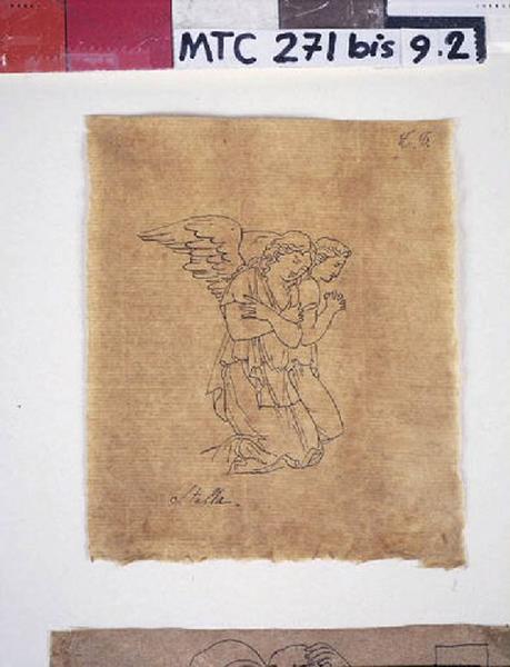 Deux anges priant