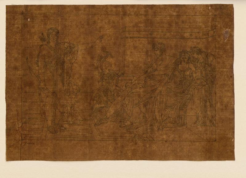 Copie de Phèdre et Hippolyte d'après Guérin