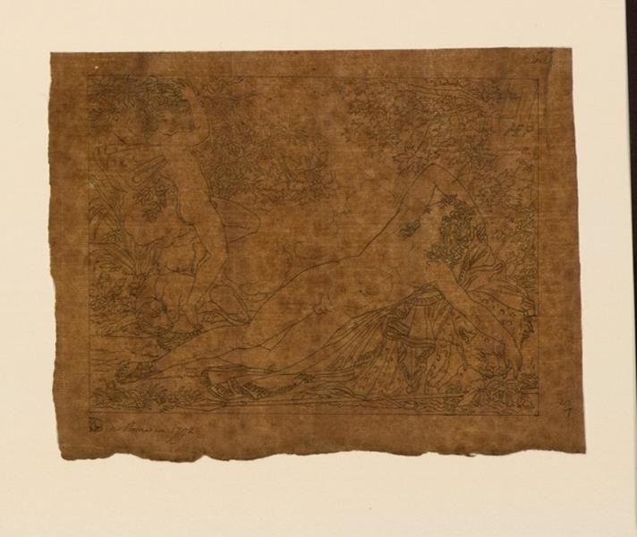 Apollon endormi visité par l'Amour ; Le sommeil d'Endymion