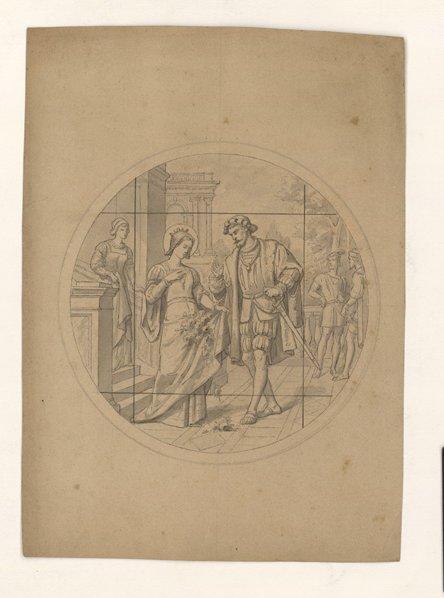 sainte ; Projet de vitrail