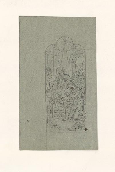 Nativité ; Projet de vitrail