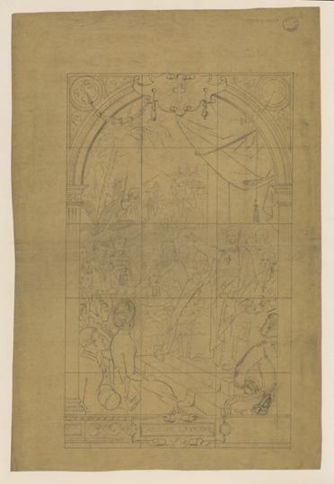 Cardinal Lavigerie ; Projet de vitrail