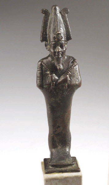 Statuette d'Osiris ; Prêtre égyptien