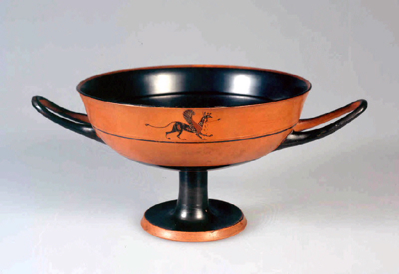 Combat d'Arimaspe et de Griffon ; Coupe des "Petits Maitres" au combat d'un Arimaspe et d'un griffon