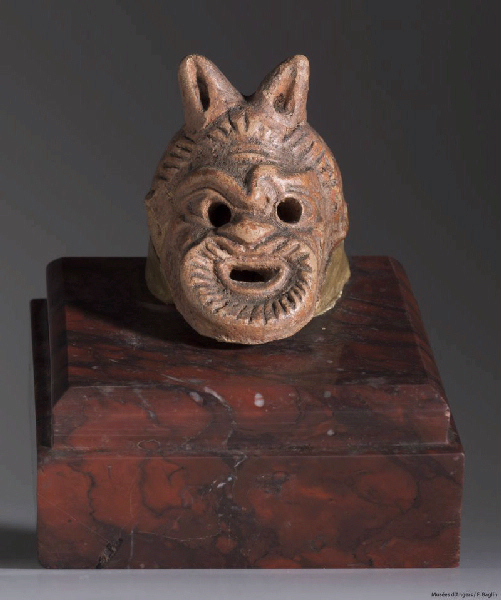 Masque de satyre ; Masque tragique ou bachique