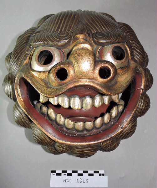 Masque de danse shishimai