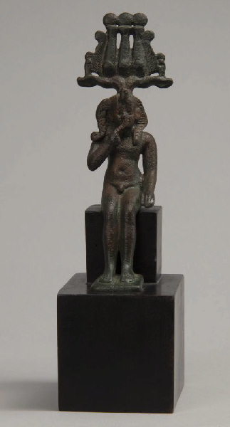 Statuette d'Harpocrate assis