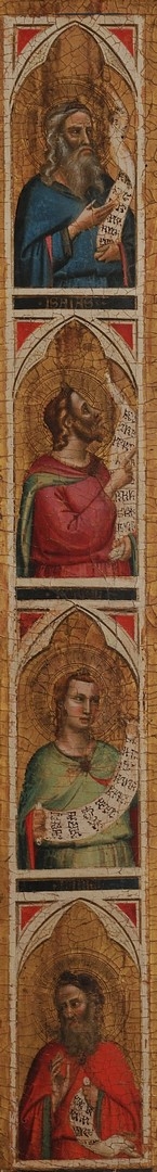 Quatre prophètes ; Panneau de retable aux quatre prophètes (Isaïe, Jérémie, Daniel et Ezéchiel)