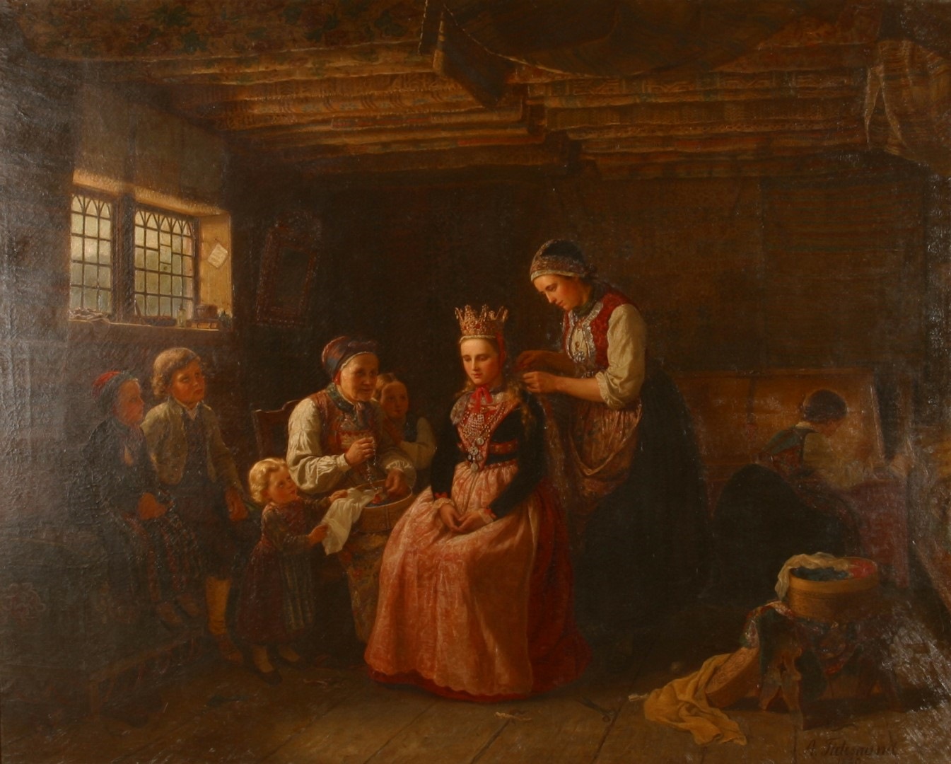 La toilette de la fiancée en Norvège