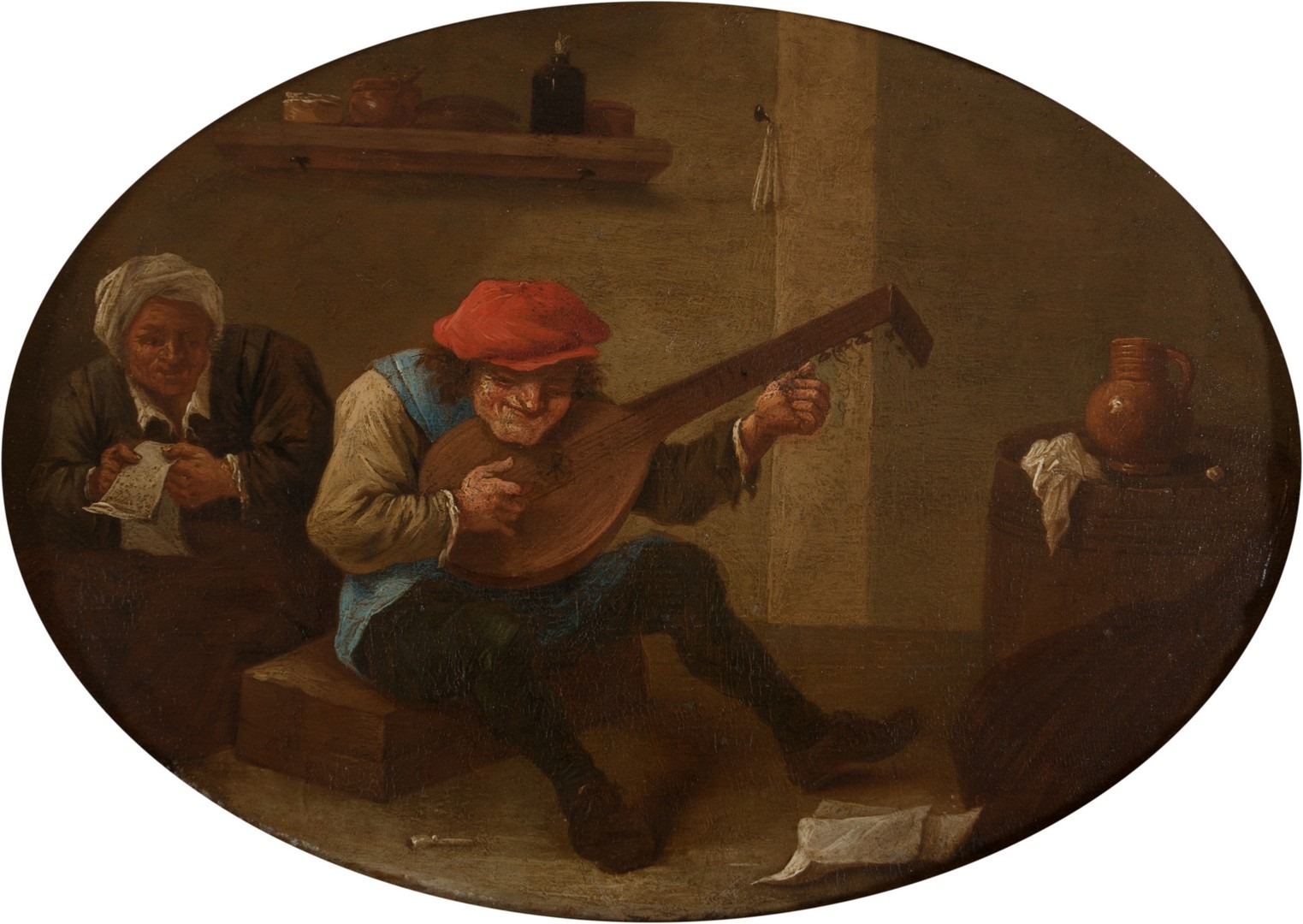 Joueur de luth et chanteuse ; Joueur de mandoline