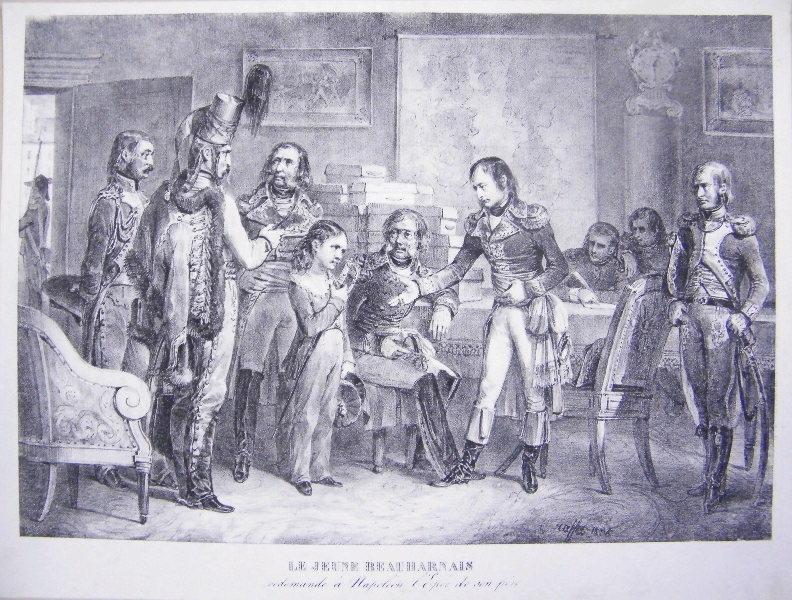 Le jeune Beauharnais redemande à Napoléon l'épée de son père