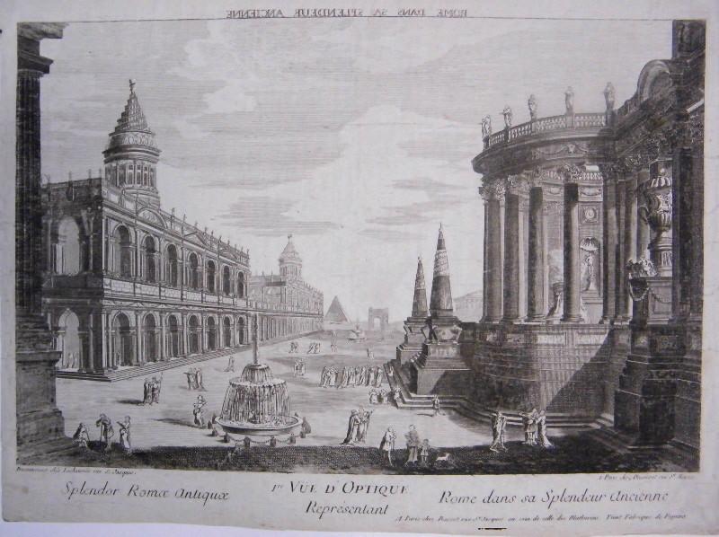 Rome dans sa Splendeur Ancienne (1ème Vue d'Optique)