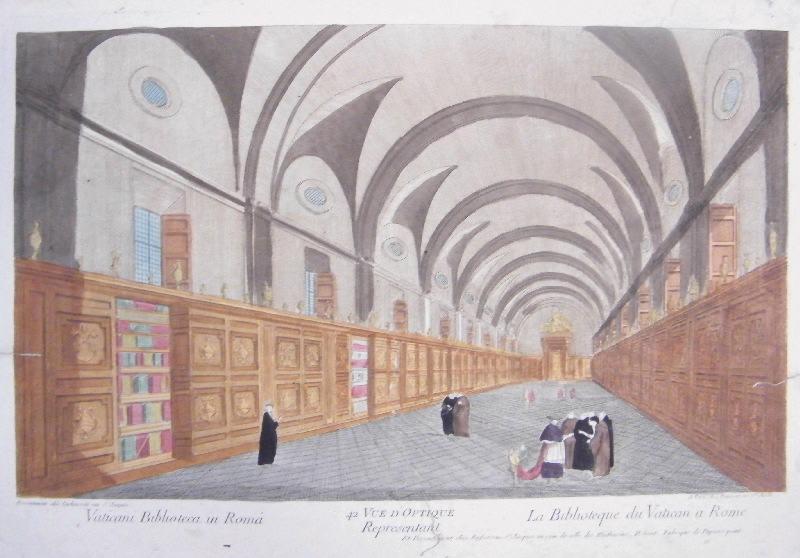 La bibliothèque du Vatican à Rome