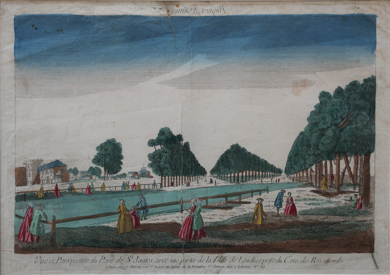 Vue et perspective du Parc de St James