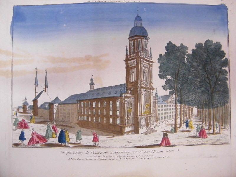 Vue perspective de l'université d'Augsbourg