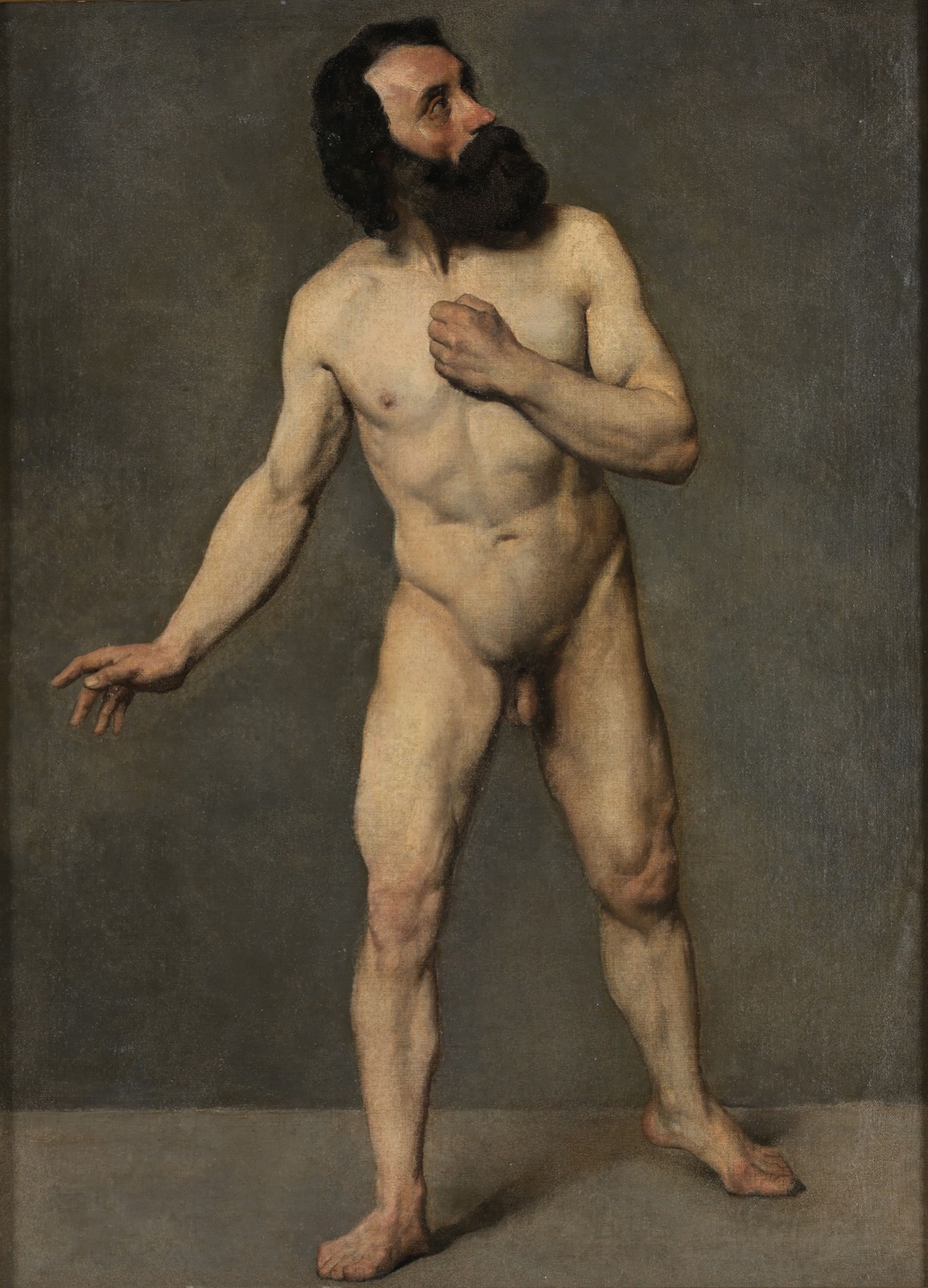 Académie d'homme barbu
