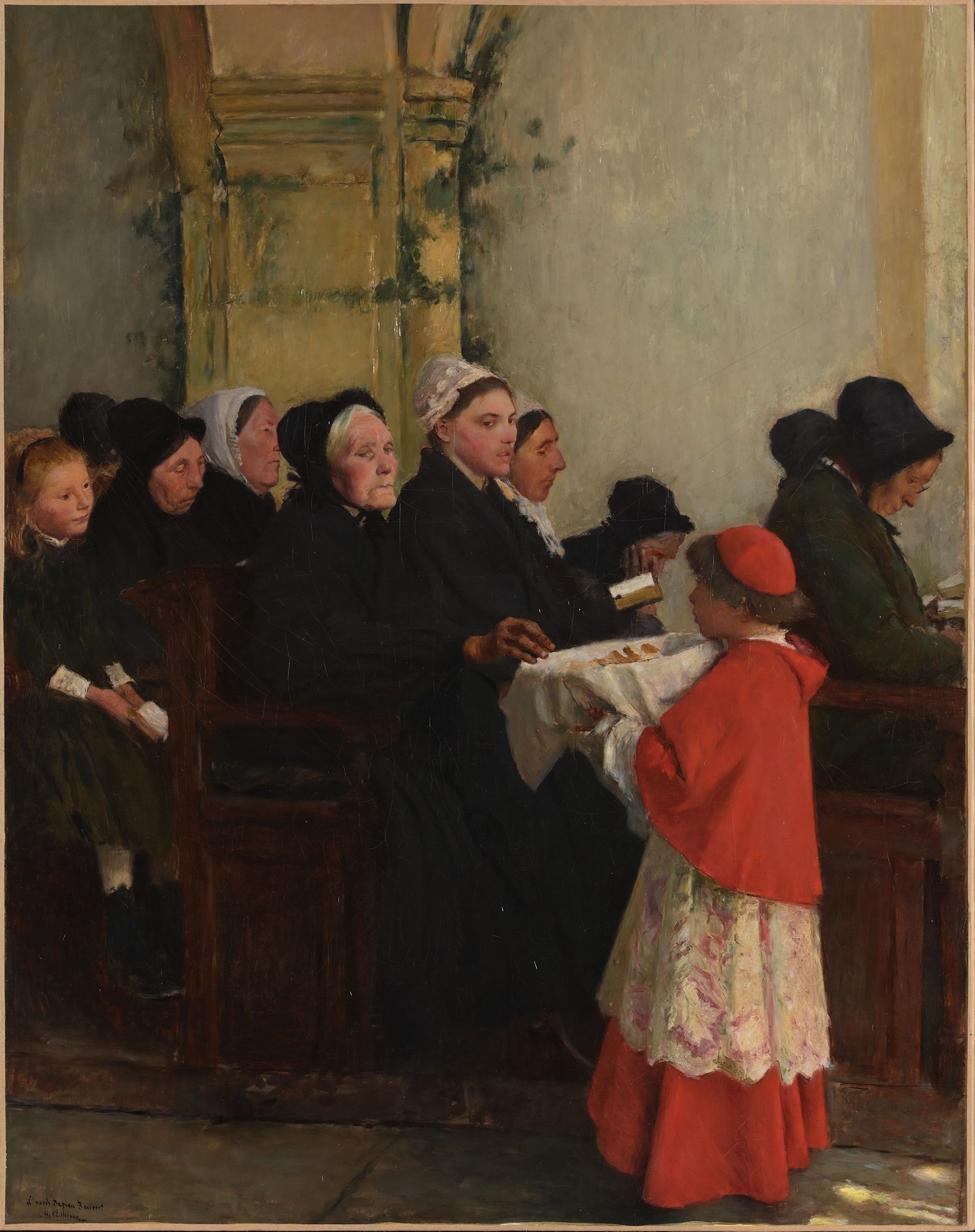 Le pain bénit (cadre ancien détaché)