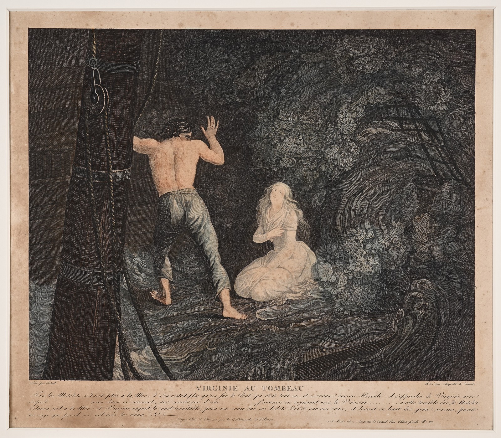 Histoire de Paul et Virginie : Virginie au tombeau