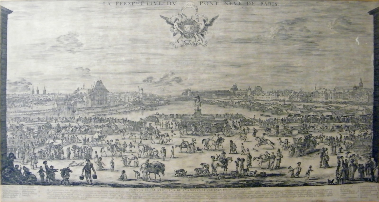 La perspective du Pont-Neuf de Paris