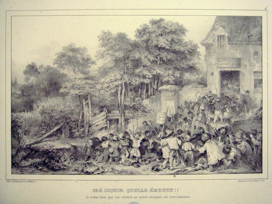 Cre Coquin, Quelle émeute!! Je crains bien que les révoltés ne soient attaqués su leurs derrières