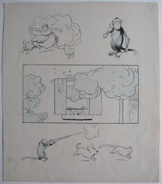 Chocolat ou le chimpanzé valet de chambre