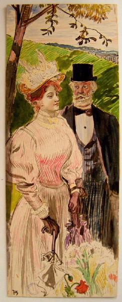 Couple à la campagne