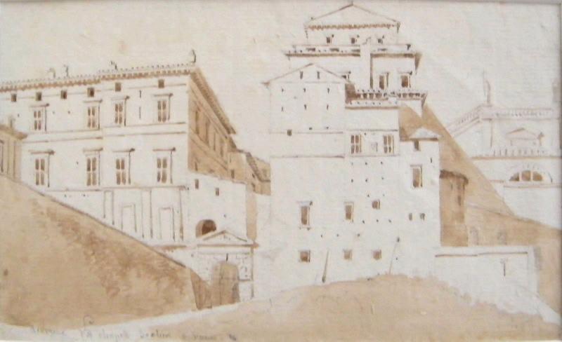 Derrière la chapelle Sabina, Rome