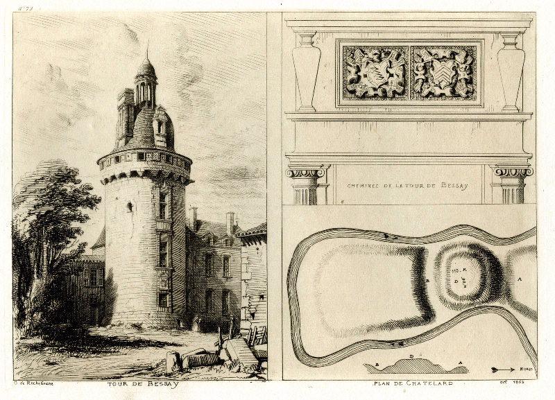 Revue Poitou et Vendée (n°79) : Tour de Bessay et plan de Chatelard