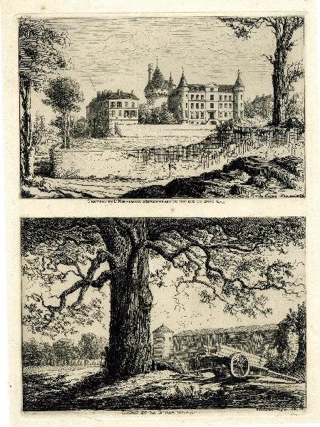 Revue Poitou et Vendée (n°98) : Château de L'Hermenault d'après un ancien modèle en bois / Chêne de la Girardie