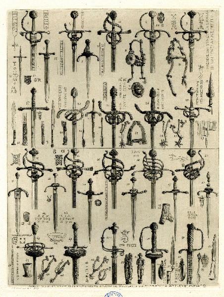Revue Poitou et Vendée (non numéroté) : Armes et ustensiles divers trouvés au Gué de Veluire et à l'Ile d'Elle, XVIe, XVIIe et XVIIIe siècles