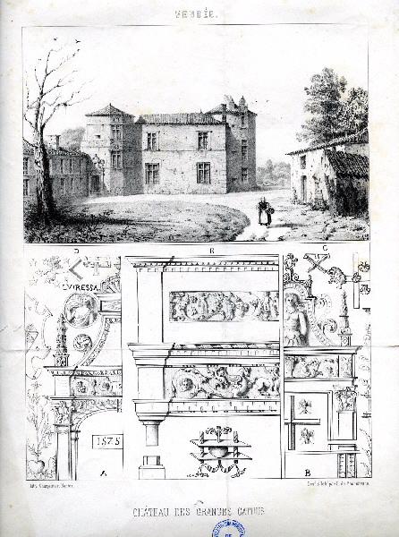 Revue Poitou et Vendée (non numéroté) : Château des Granges Cathus