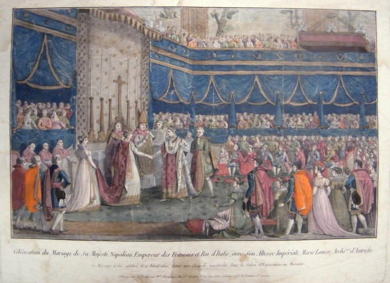 Célébration du mariage de sa Majesté Napoléon