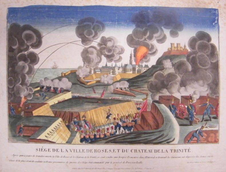 Siège de la Ville de Roses et du Château de la Trinité