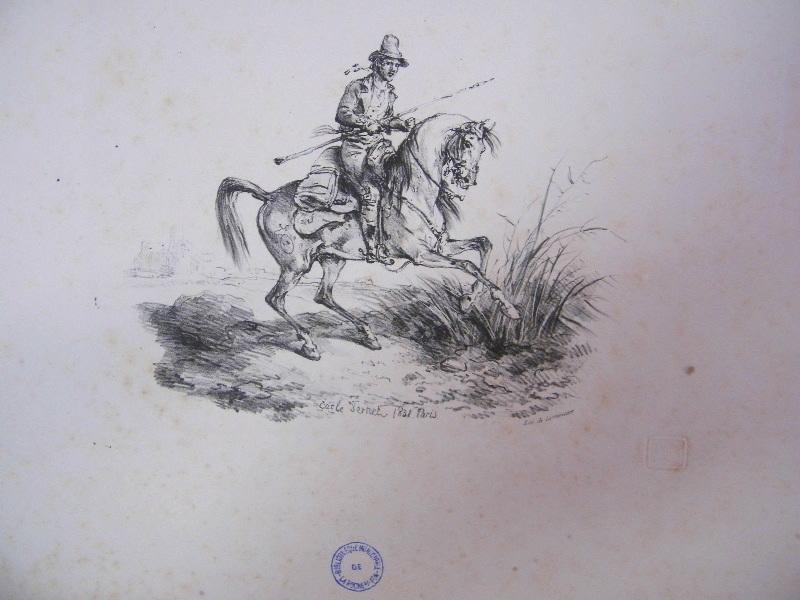 Pêcheur à cheval