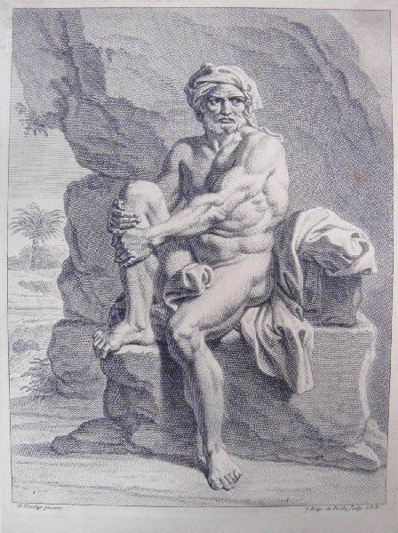 Académie d'homme assis