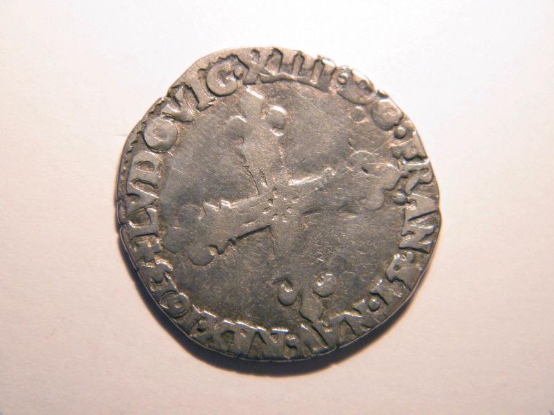 1/8 Ecu de Louis XIII