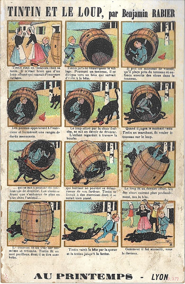 Tintin et le loup