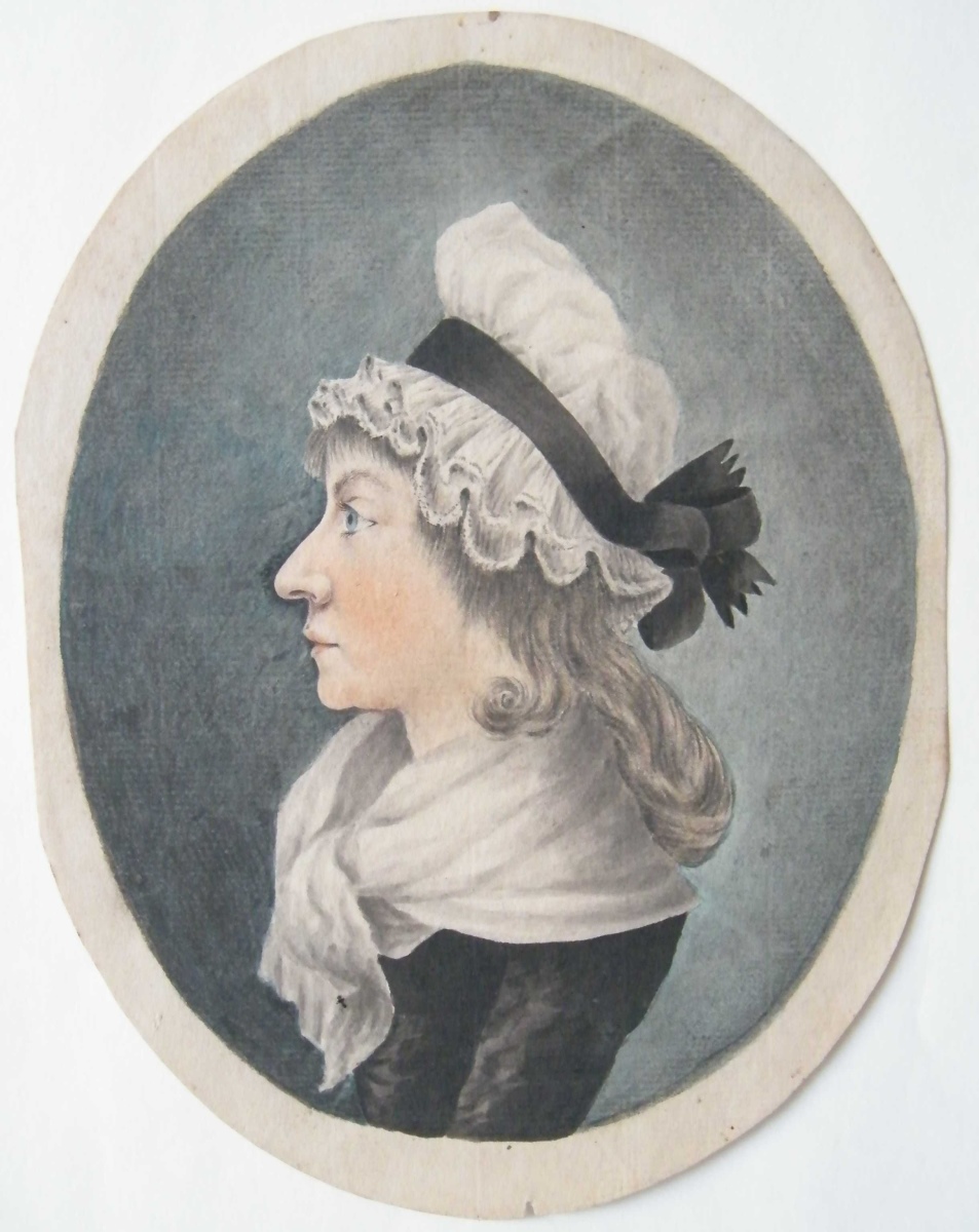 Profil de femme sous la Révolution