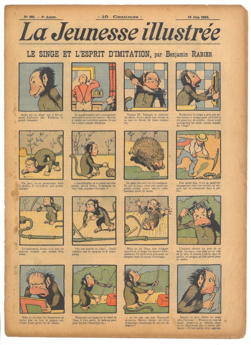 Le singe et l'esprit d'imitation