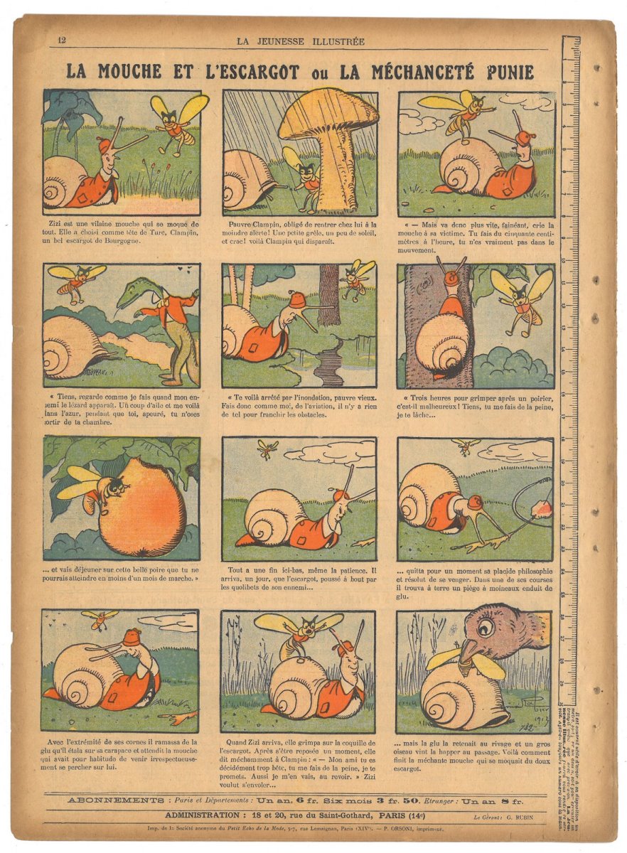 La mouche et l'escargot