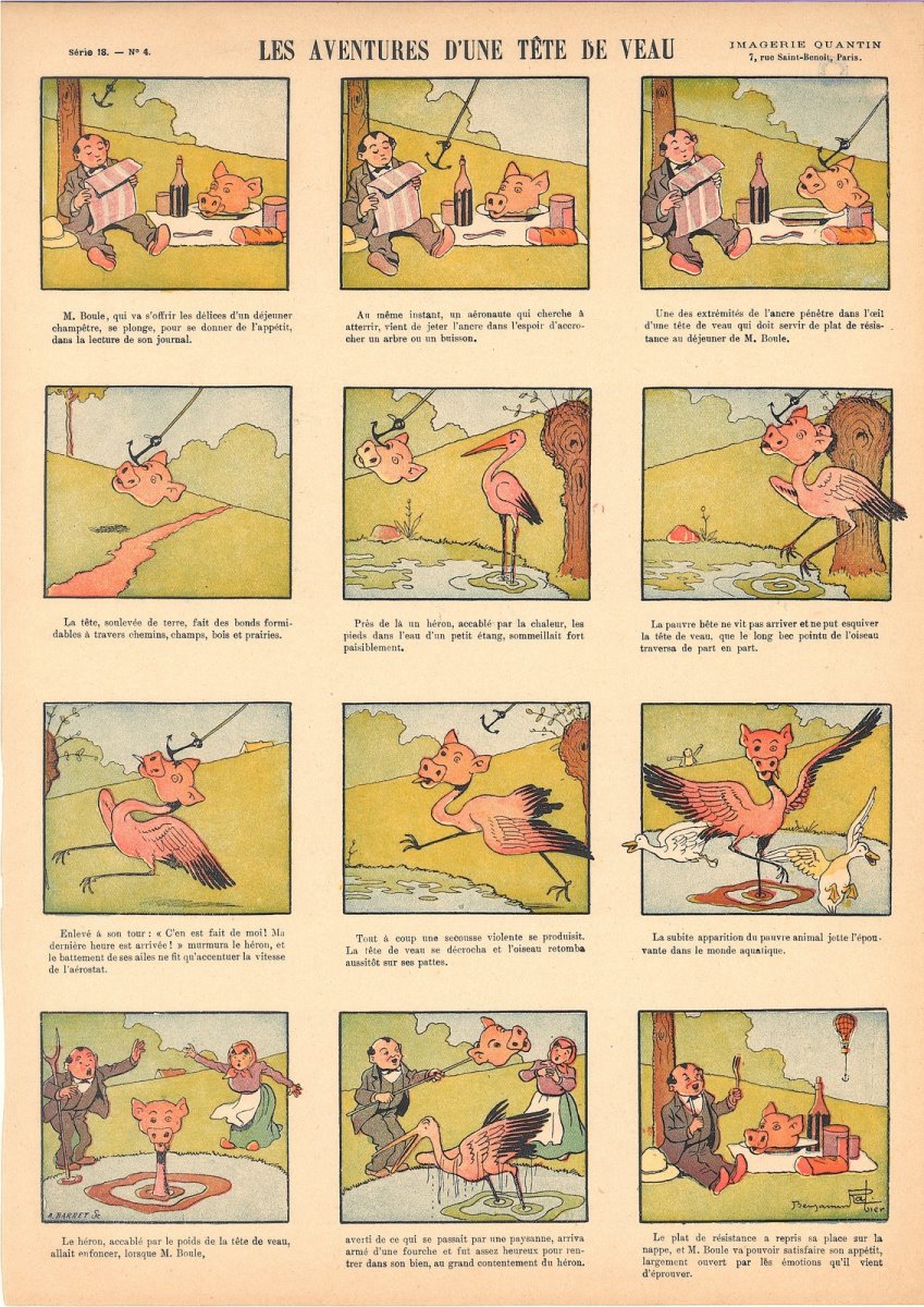 Les aventures d'une tête de veau