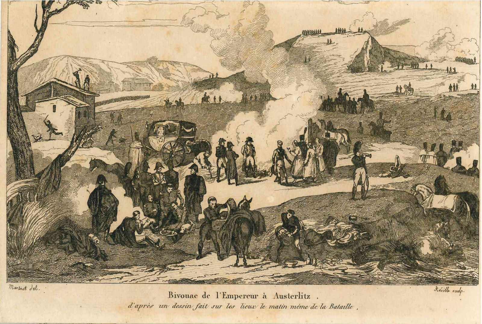 Bivouac de l'Empereur à Austerlitz